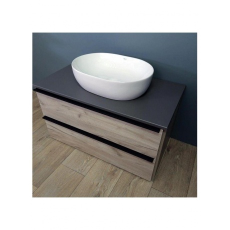 Раковина Teymi Solli 48 artceramic, накладная, белая T50208 - фото 11