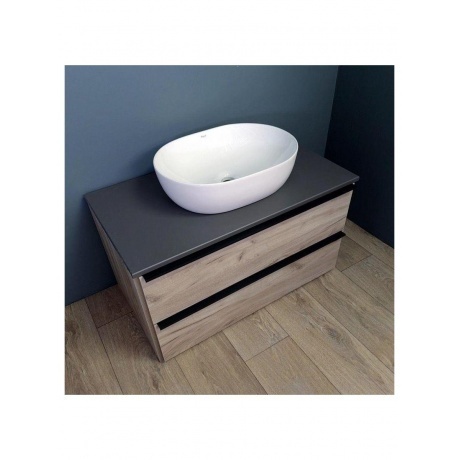 Раковина Teymi Solli 48 artceramic, накладная, белая T50208 - фото 14