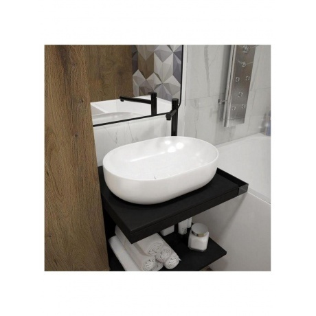 Раковина Teymi Solli 48 artceramic, накладная, белая T50208 - фото 8