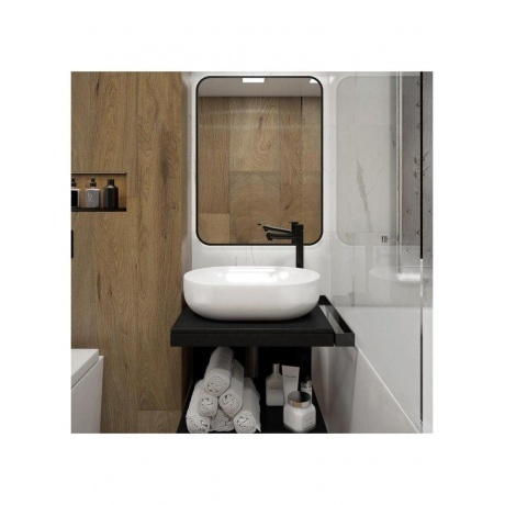 Раковина Teymi Solli 48 artceramic, накладная, белая T50208 - фото 9