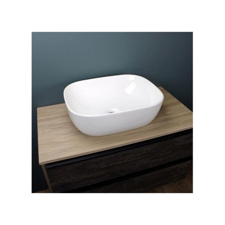 Раковина Teymi Solli 50 artceramic, накладная, белая T50204 - фото 13