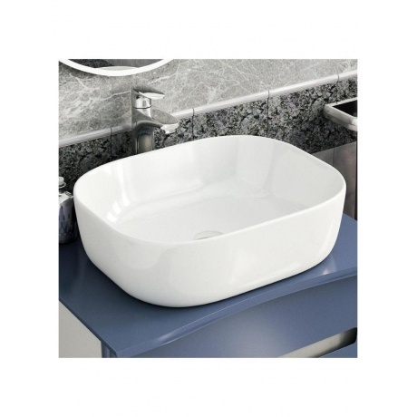 Раковина Teymi Solli 50 artceramic, накладная, белая T50204 - фото 8