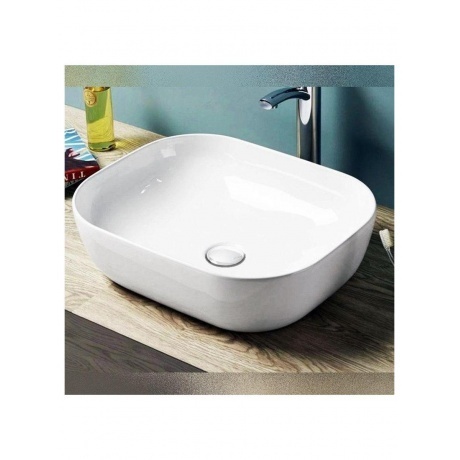 Раковина Teymi Solli 50 artceramic, накладная, белая T50204 - фото 9