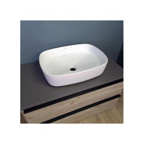 Раковина Teymi Solli 51 artceramic, накладная, белая T50209 - фото 11