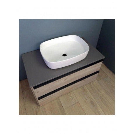 Раковина Teymi Solli 51 artceramic, накладная, белая T50209 - фото 13