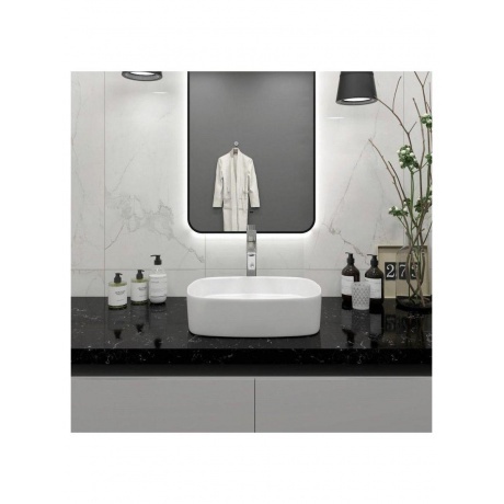 Раковина Teymi Solli 51 artceramic, накладная, белая T50209 - фото 9