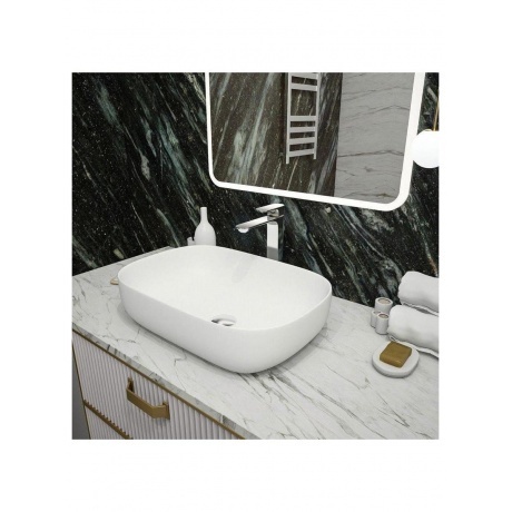 Раковина Teymi Solli 60 artceramic, накладная, Белая Матовая T50395 - фото 11