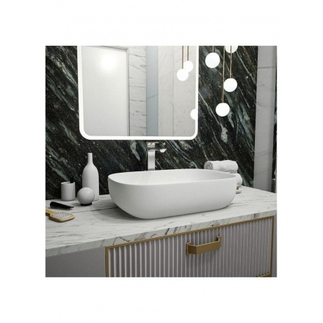 Раковина Teymi Solli 60 artceramic, накладная, Белая Матовая T50395 - фото 13