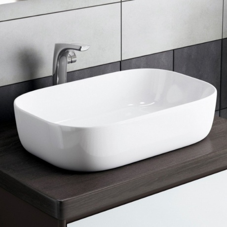 Раковина Teymi Solli 60 artceramic, накладная, белая T50202 - фото 3