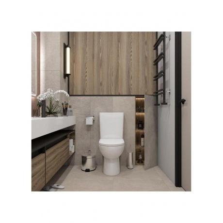 Унитаз напольный Teymi Aina безободковый, сиденье микролифт T40205 - фото 11