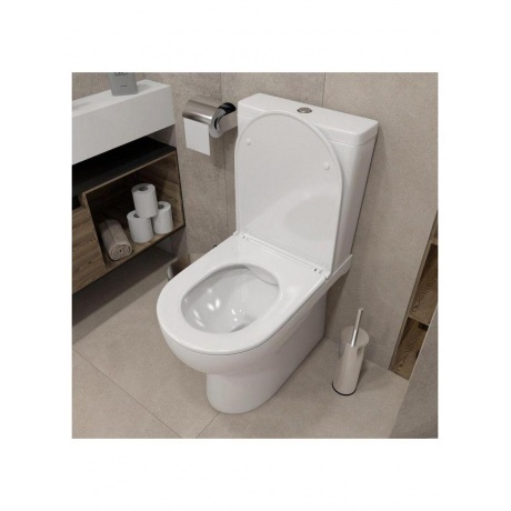 Унитаз напольный Teymi Aina безободковый, сиденье микролифт T40205 - фото 13