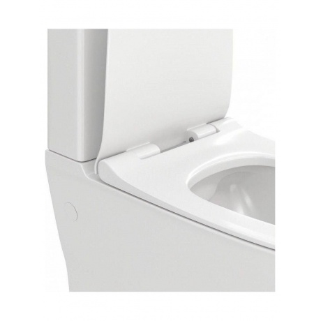 Унитаз напольный Teymi Ellie безободковый, сиденье микролифт T40801 - фото 4