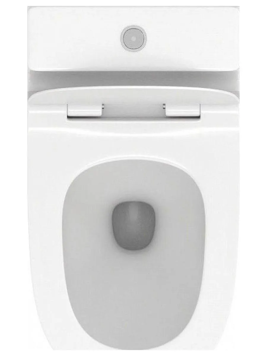 Унитаз напольный Teymi Ellie безободковый, сиденье микролифт T40801 - фото 5