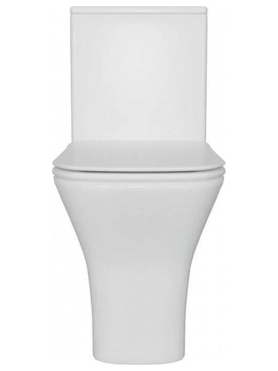 Унитаз напольный Teymi Helmi Pro безободковый, сиденье микролифт T40305 - фото 3