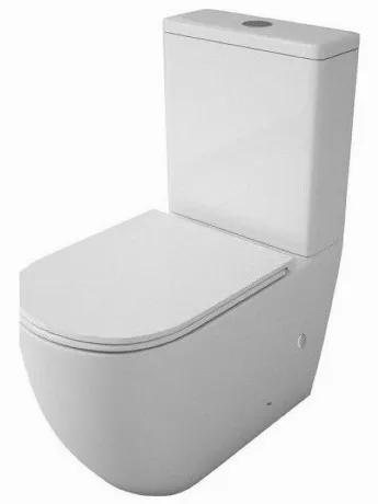 Унитаз напольный Teymi Lina безободковый, сиденье микролифт T401...