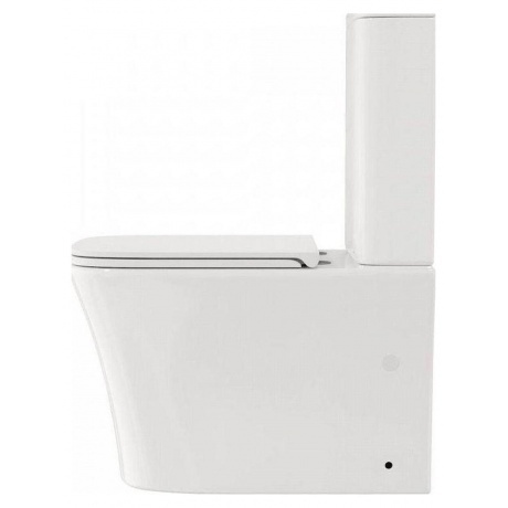 Унитаз напольный Teymi Lori безободковый, сиденье микролифт T40309 - фото 2