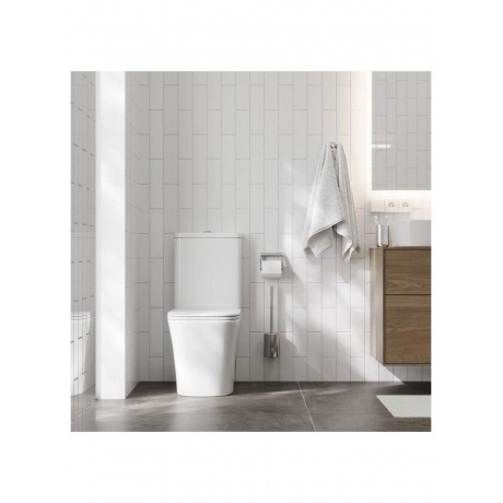 Унитаз напольный Teymi Lori безободковый, сиденье микролифт T40309 - фото 13