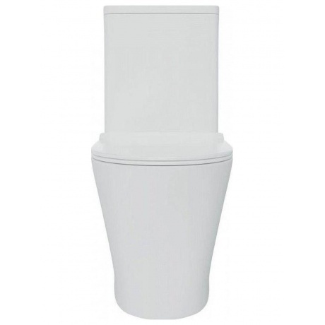 Унитаз напольный Teymi Ritta Pro безободковый, сиденье микролифт T40810 - фото 3