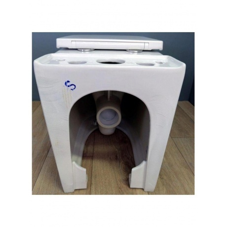 Унитаз напольный Teymi Solli безободковый, сиденье микролифт T40203 - фото 13