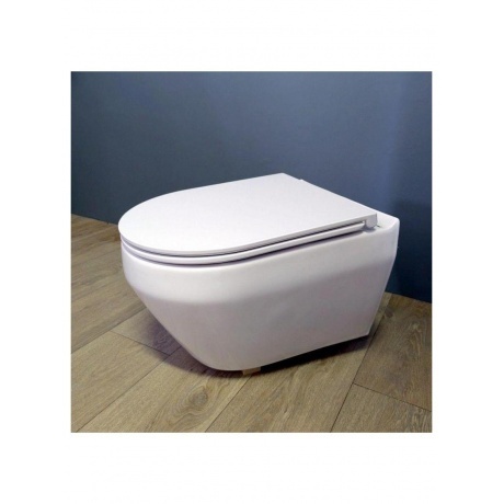 Унитаз подвесной Teymi Demi безободковый, сиденье микролифт T40208 - фото 11