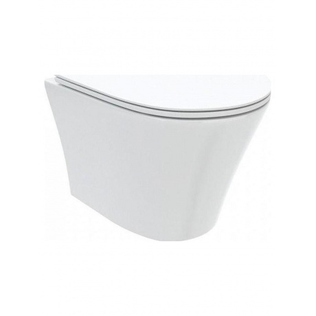 Унитаз подвесной Teymi Ellie безободковый, сиденье микролифт T40...