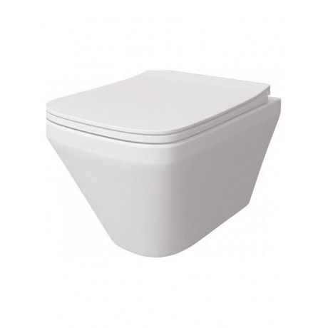 Унитаз подвесной Teymi Kati безободковый, сиденье микролифт T40701 - фото 2