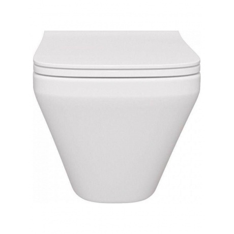 Унитаз подвесной Teymi Kati безободковый, сиденье микролифт T40701 - фото 3