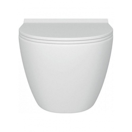 Унитаз подвесной Teymi Lina Pro безободковый, сиденье микролифт T40106 - фото 4