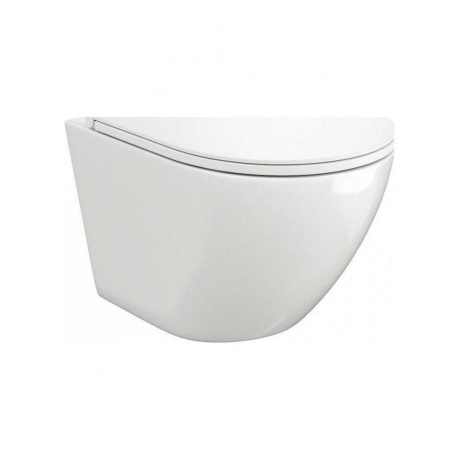 Унитаз подвесной Teymi Lina VORTEX безободковый сиденье микролифт T40110 20300₽