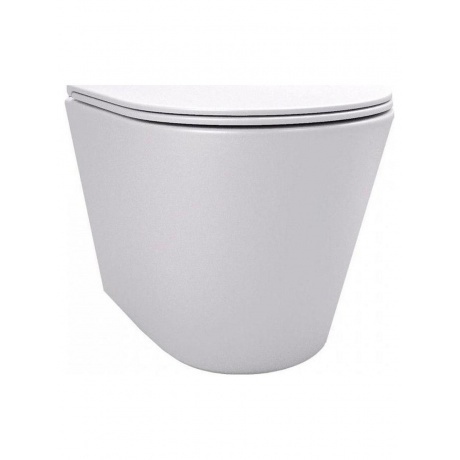 Унитаз подвесной Teymi Solli безободковый, сиденье микролифт T40201 - фото 2