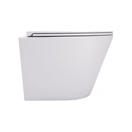 Унитаз подвесной Teymi Solli безободковый, сиденье микролифт T40201 - фото 4