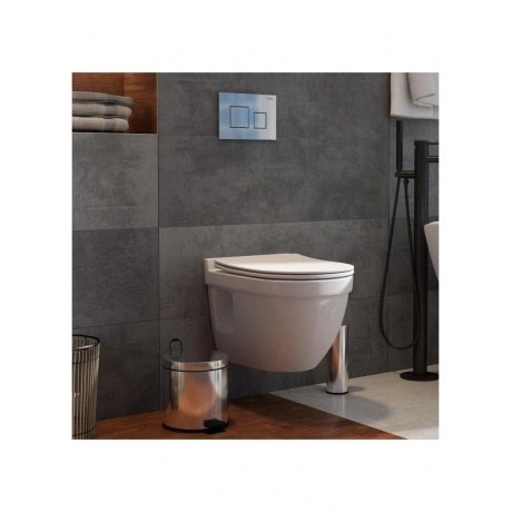 Унитаз подвесной Teymi Vitra Pro сиденье микролифт T40806 - фото 13