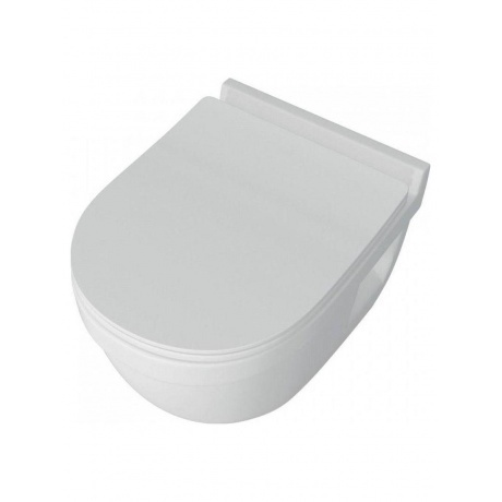 Унитаз подвесной Teymi Vitra Pro сиденье микролифт T40806 - фото 4