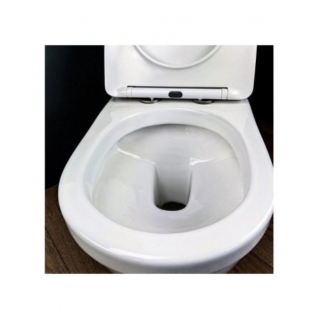 Унитаз подвесной Teymi Vitra Pro сиденье микролифт T40806 - фото 9