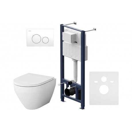 

Инсталляция с подвесным унитазом AM.PM Spirit 2.0 IS49001.701700 белый