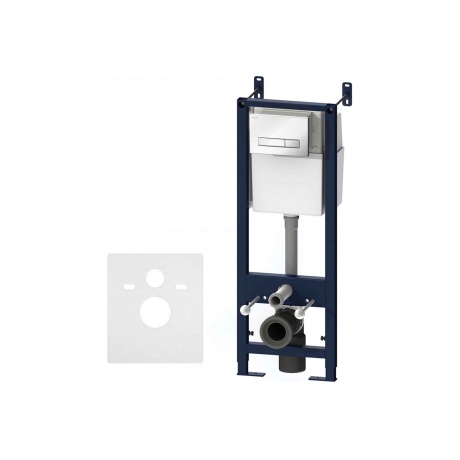 

Инсталляция для подвесного унитаза AM.PM Start I012703.0201 с механической клавишей Start S пластик, глянц белый