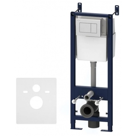 Инсталляция для подвесного унитаза с клавишей AM.PM I01270301N ц...