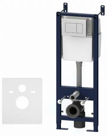 Инсталляция для подвесного унитаза с клавишей AM.PM I01270301N ц...