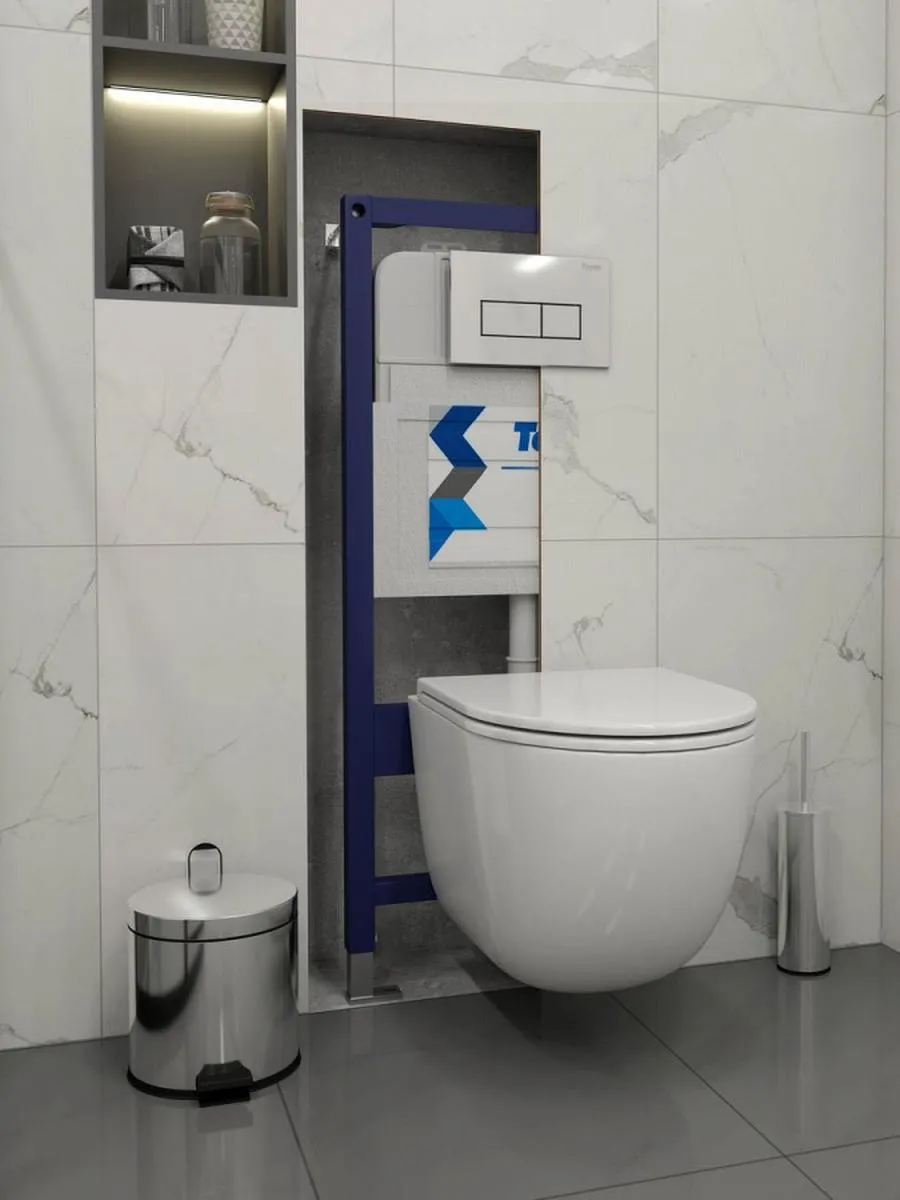 Клавиша смыва Teymi Helmi, двойной смыв, хром глянец T70202CH - фото 4