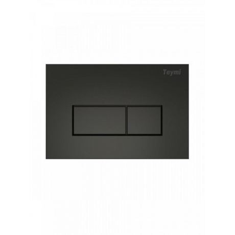 Клавиша смыва Teymi Helmi двойной смыв черный матовый T70203BM 1680₽