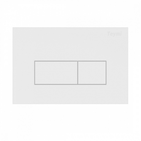 Клавиша смыва Teymi Helmi двойной смыв белый матовый T70018WM 1680₽