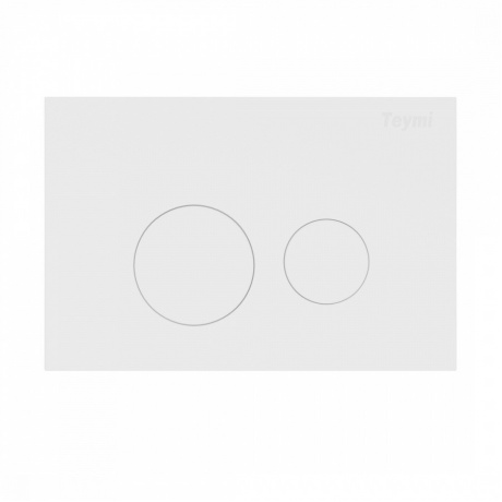 Клавиша смыва Teymi Lina двойной смыв белый матовый T70019WM 1680₽