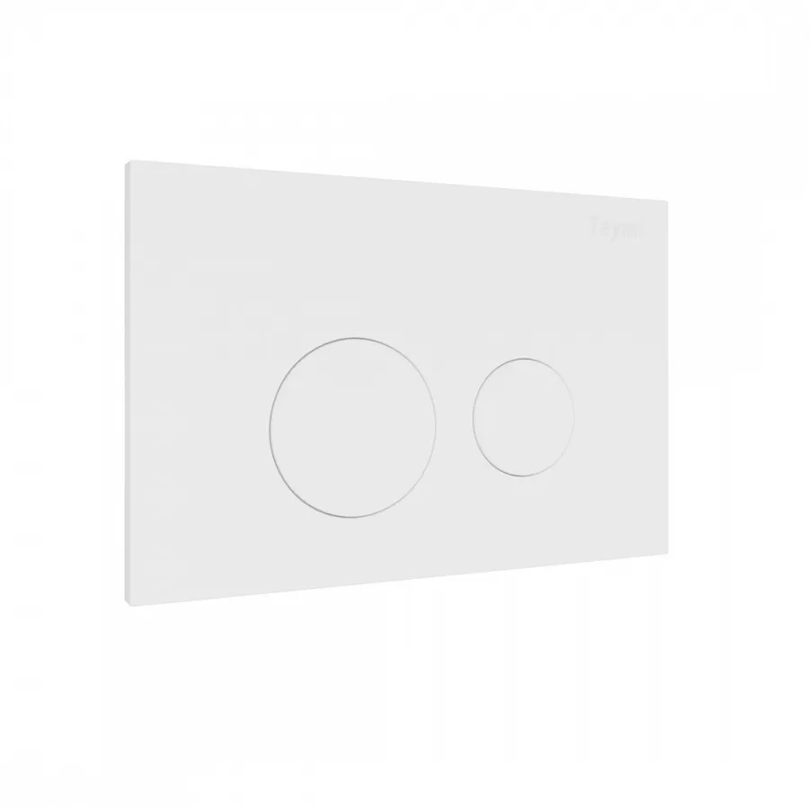 Клавиша смыва Teymi Lina, двойной смыв, белый матовый T70019WM - фото 2