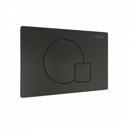 Клавиша смыва Teymi Ellie, двойной смыв, черный матовый T70023BM - фото 2