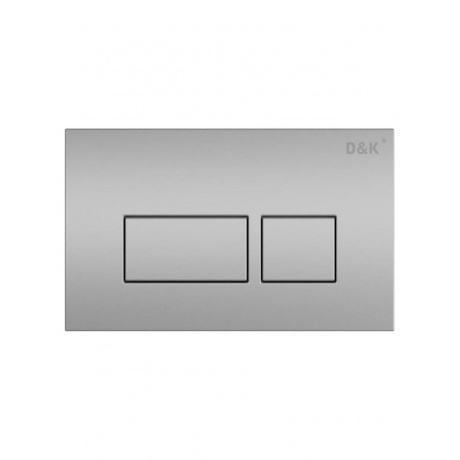 Клавиша смыва DK матовый хром Berlin (DB1439002) - фото 1