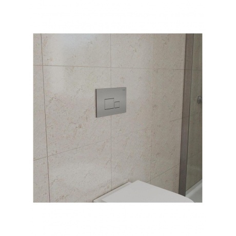 Клавиша смыва DK матовый хром Quadro  (DB1519002) - фото 2