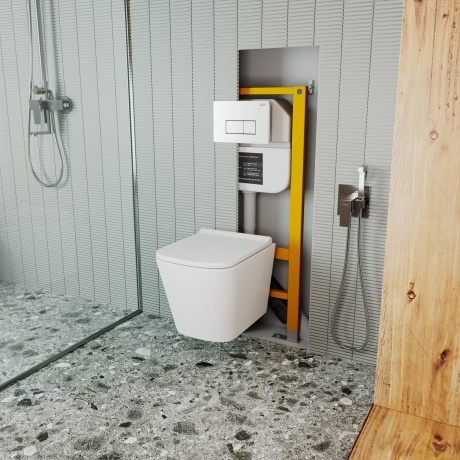 Инсталляция рамная скрытого монтажа D&amp;K 500*117*1270мм (DI8050127) - фото 4