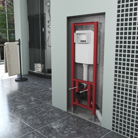 Инсталляция с белой клавишей D&amp;K 400*165*1160мм (DI8640116) - фото 7