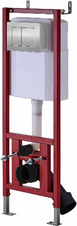 Инсталляция с клавишей хром D&K 400*165*1160мм (DI8140116)