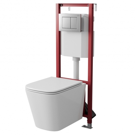 Инсталляция с черной клавишей D&K 400*165*1160мм (DI8540116)